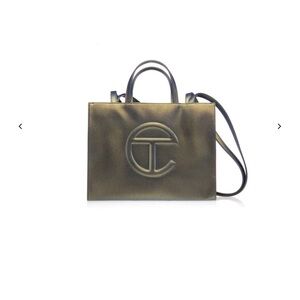 Telfar Metallic Acid  Tote Bag (medium)